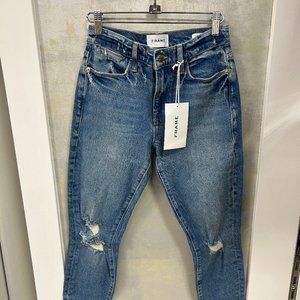 Frame Le High Skinny Crop